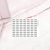 Half day mono | Planner stickers - Adnil Creations