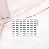 Yoga mono | Planner stickers - Adnil Creations