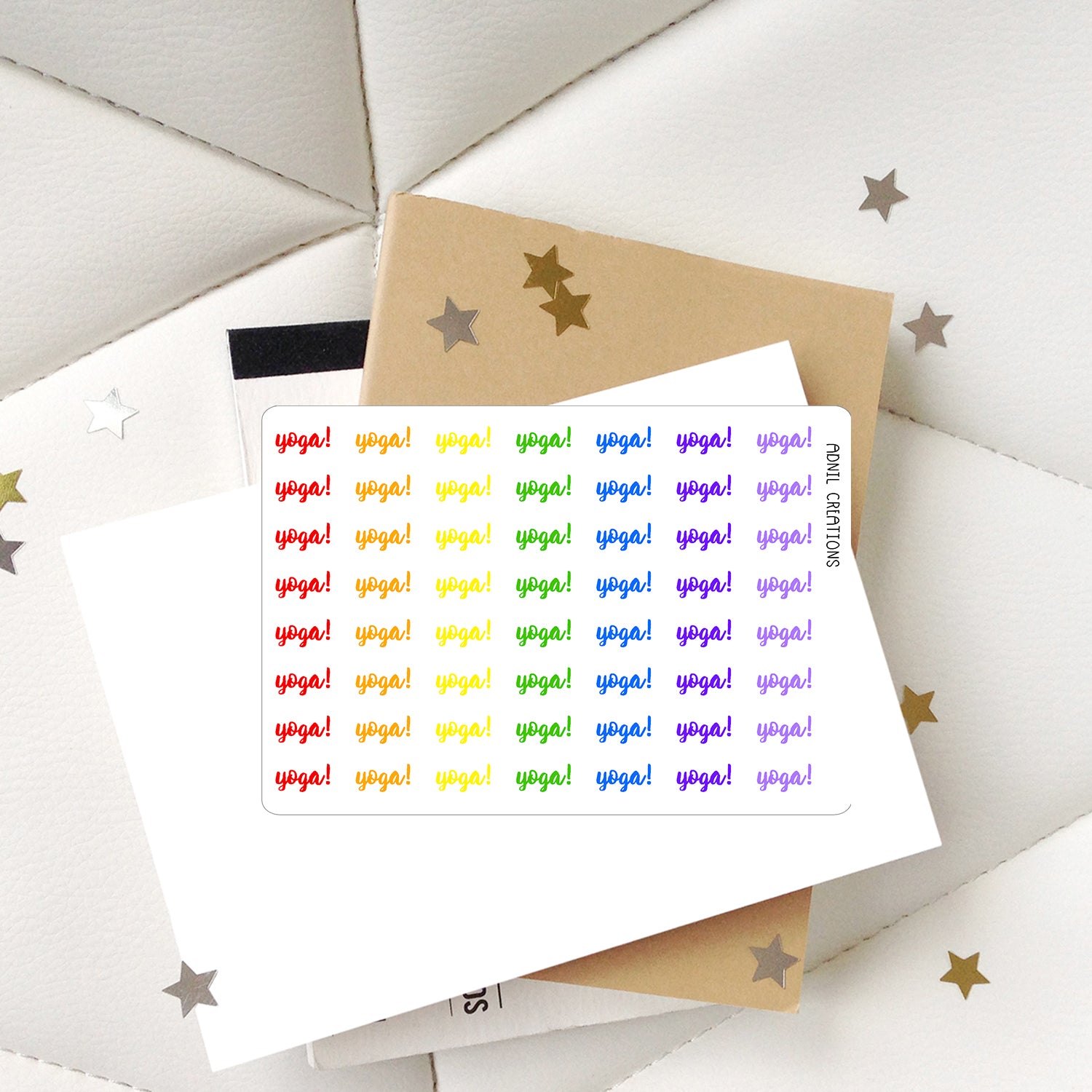 Yoga ombre | Planner stickers - Adnil Creations