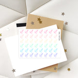 Paper aeroplanes | Planner stickers - Adnil Creations