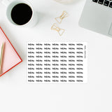 Half day mono | Planner stickers - Adnil Creations