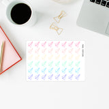 Paper aeroplanes | Planner stickers - Adnil Creations