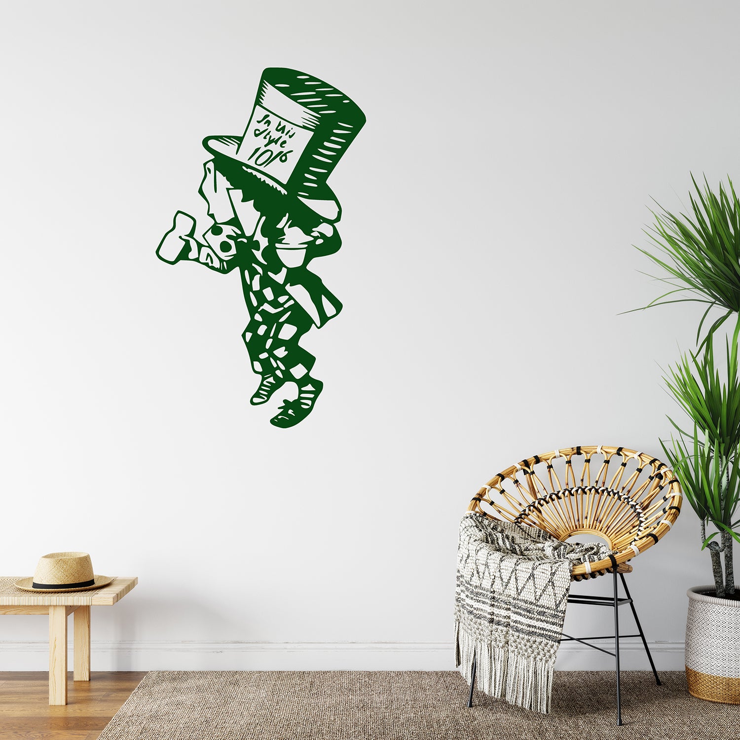 Mad hatter | Alice's adventures in Wonderland | Wall decal-Wall art-Adnil Creations