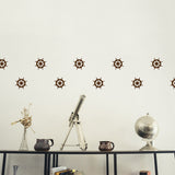 Set of 50 ships wheels | Wall pattern