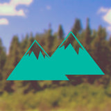 Mountains | Bumper sticker