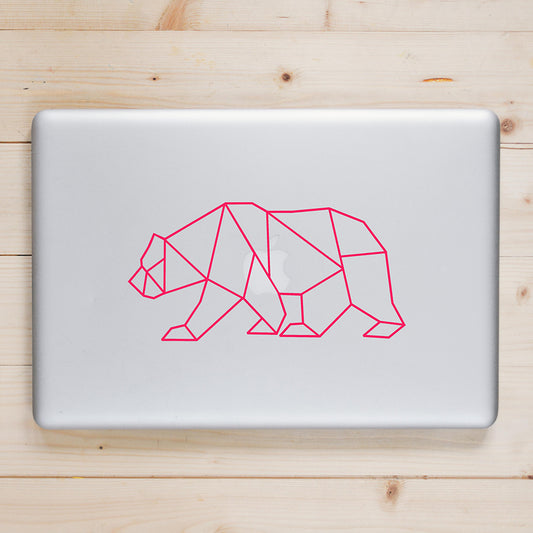 Geometric bear | Laptop decal - Adnil Creations