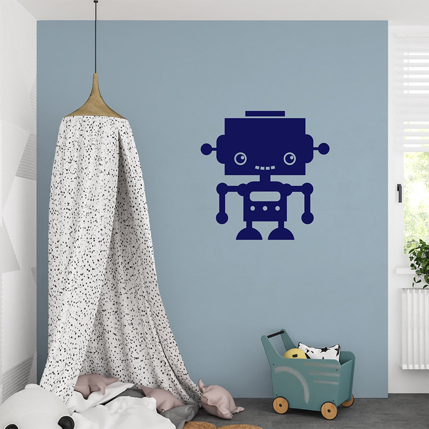 Robot Decals For Wall Rockin Robots Wall Decal Set Robot Wall Decal