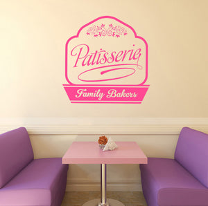 Patisserie family bakers | Wall quote - Adnil Creations