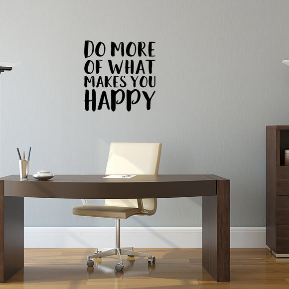 Do more of what makes you happy | Wall quote - Adnil Creations
