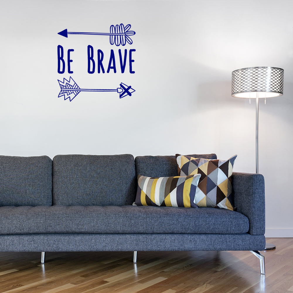 Be brave | Wall quote - Adnil Creations