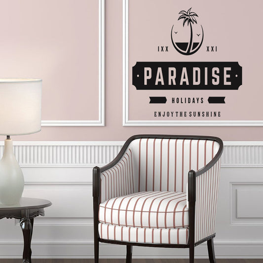 Paradise holidays | Wall decal - Adnil Creations