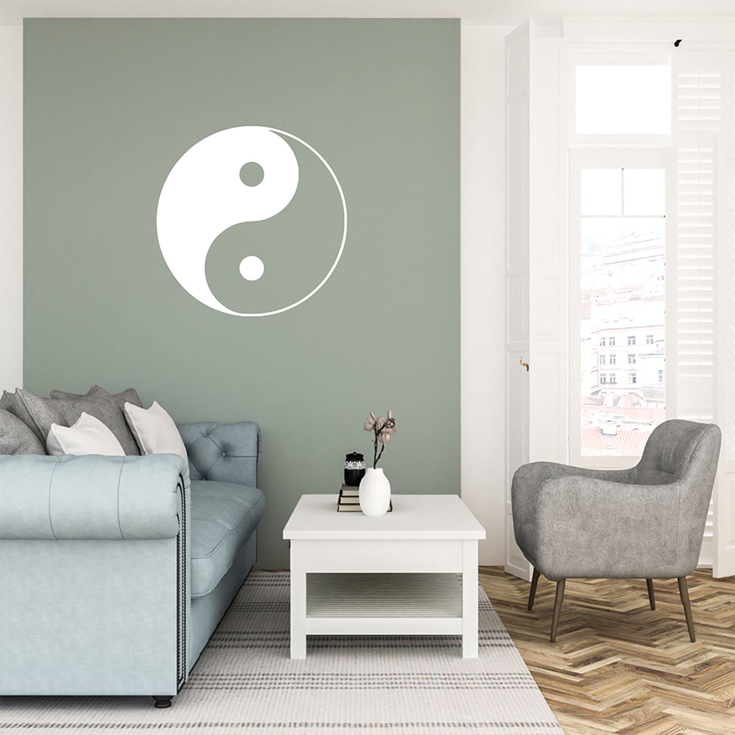 Yin Yang | Wall decal-Wall art-Adnil Creations