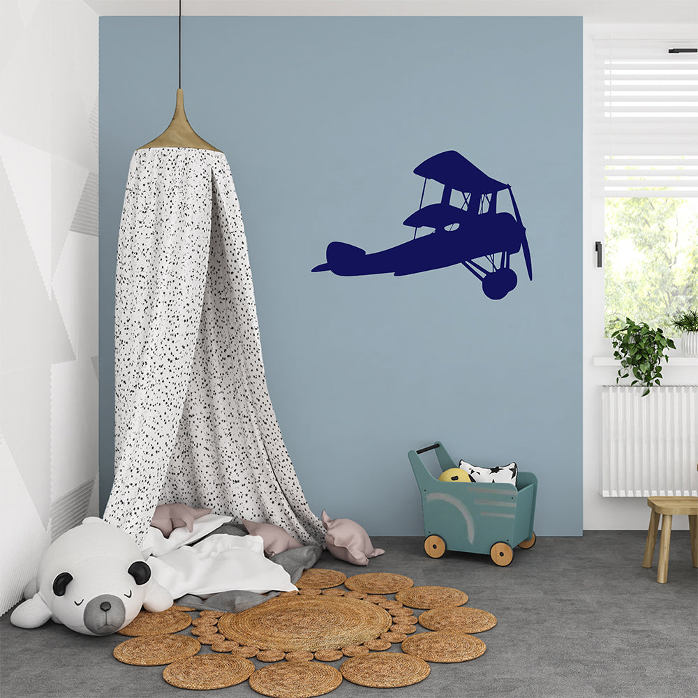 Biplane | Wall decal-Wall art-Adnil Creations
