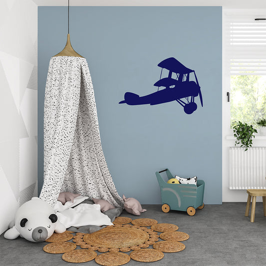 Biplane | Wall decal-Wall art-Adnil Creations