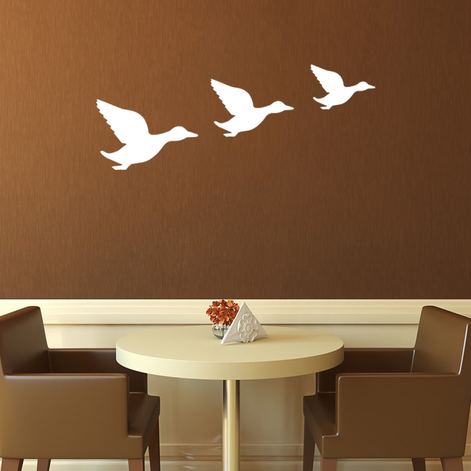 Set of three flying ducks | Wall decal - Adnil Creations