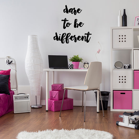 Dare to be different | Wall quote - Adnil Creations