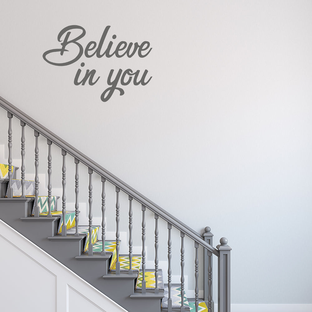 Believe in you | Wall quote - Adnil Creations