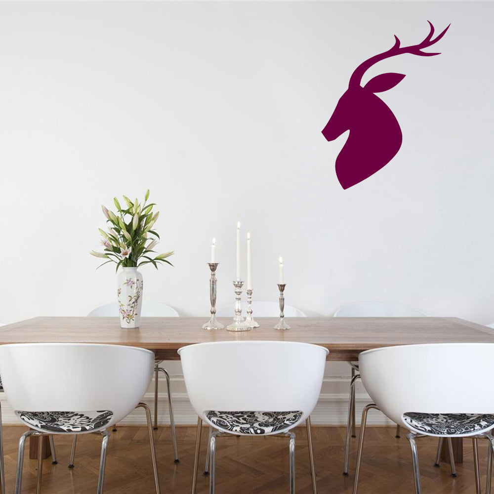 Stag head | Wall decal - Adnil Creations
