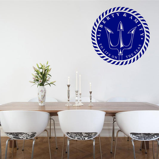 Liberty and amity to life on the seas | Wall decal - Adnil Creations