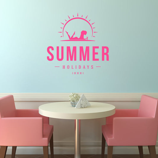 Summer holidays | Wall decal - Adnil Creations