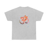 Watercolour Om Yoga Tee | Unisex Heavy Cotton Tee