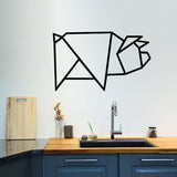 Geometric pig | Wall decal - Adnil Creations