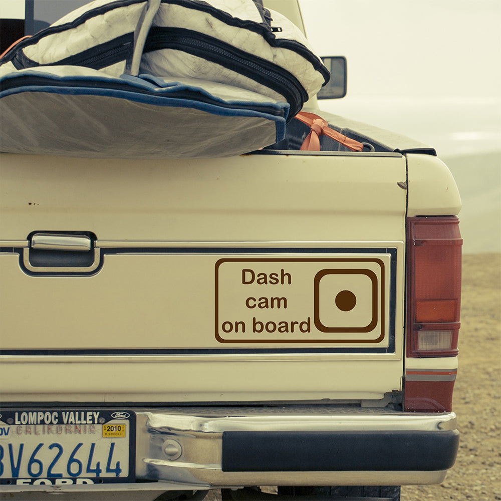 Dash cam on board | Bumper sticker