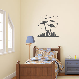 Alien invasion | Wall decal - Adnil Creations