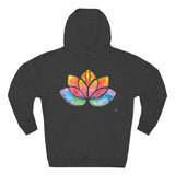 Watercolour Lotus Yoga Hoodie | Unisex Premium Pullover Hoodie