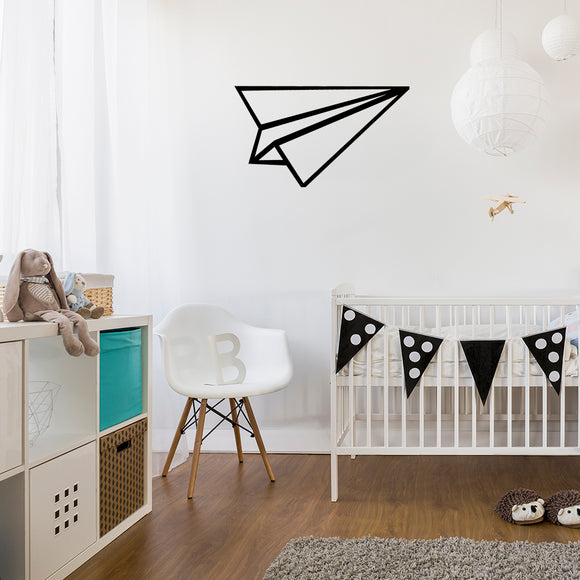 Paper aeroplane | Wall decal - Adnil Creations