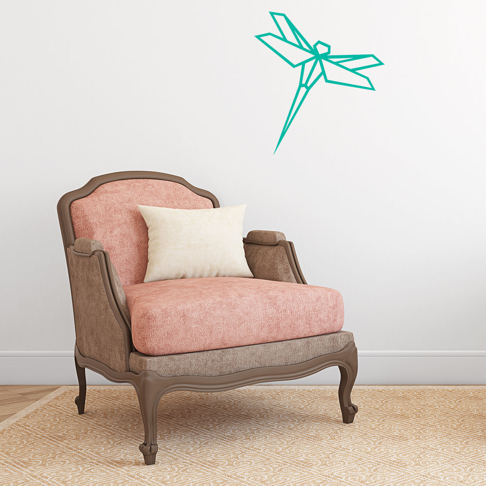 Geometric dragonfly | Wall decal - Adnil Creations