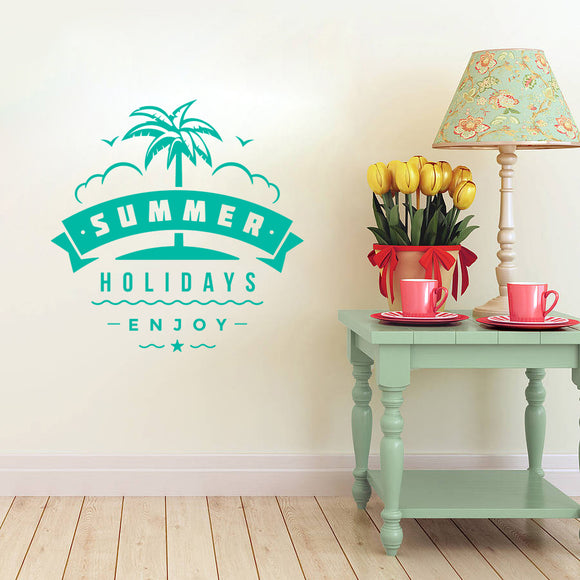 Summer holidays enjoy | Wall decal - Adnil Creations