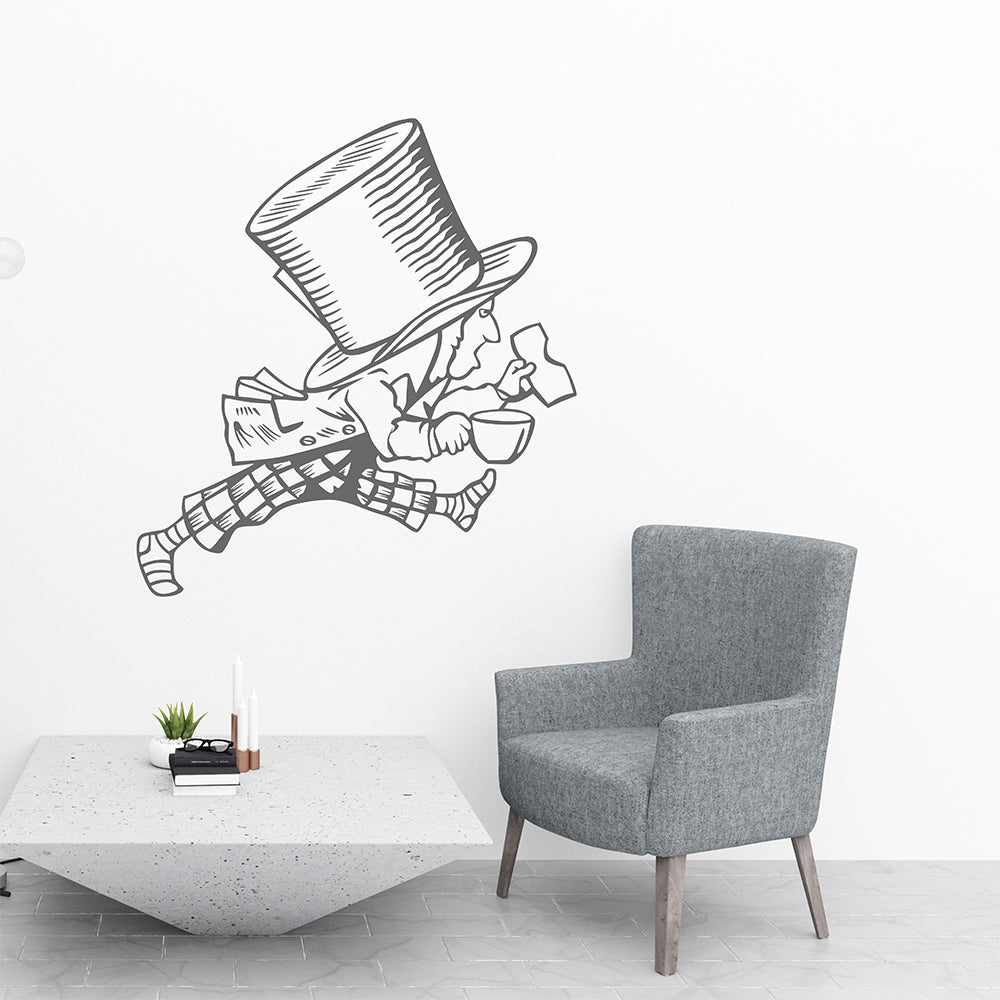 Mad hatter | Alice's adventures in Wonderland | Wall decal-Wall art-Adnil Creations