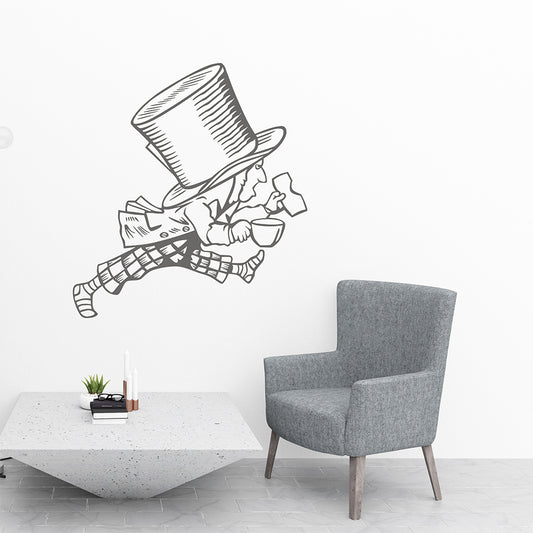 Mad hatter | Alice's adventures in Wonderland | Wall decal-Wall art-Adnil Creations