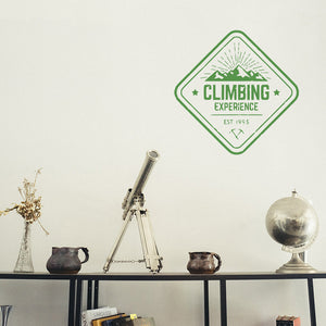 Climbing experience | Wall quote - Adnil Creations