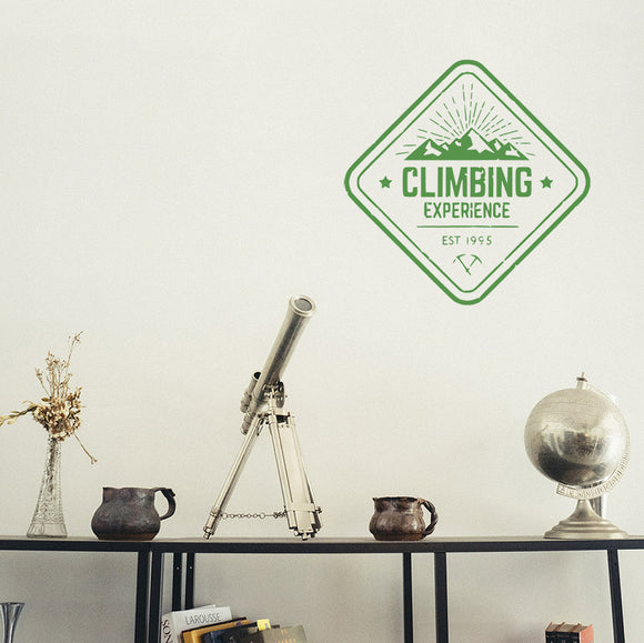 Climbing experience | Wall quote - Adnil Creations