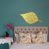 Caterpillar proverb | Wall quote - Adnil Creations