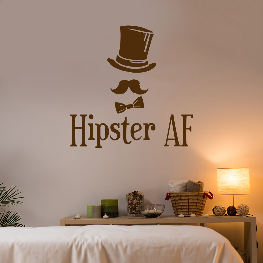 Hipster AF | Wall quote - Adnil Creations
