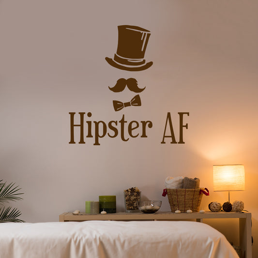 Hipster AF | Wall quote - Adnil Creations