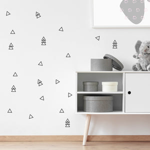 Set of 50 hollow triangles | Wall pattern - Adnil Creations