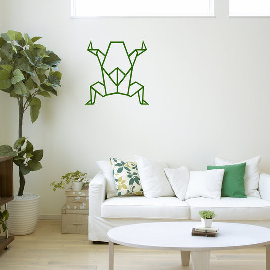 Geometric frog | Wall decal - Adnil Creations