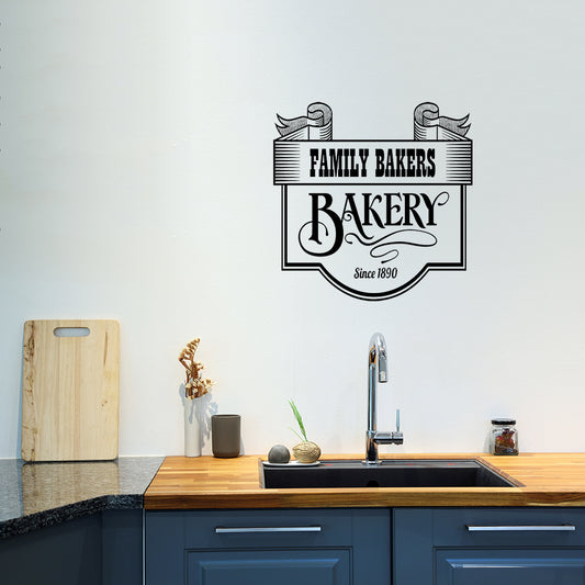 Family bakers bakery | Wall quote - Adnil Creations