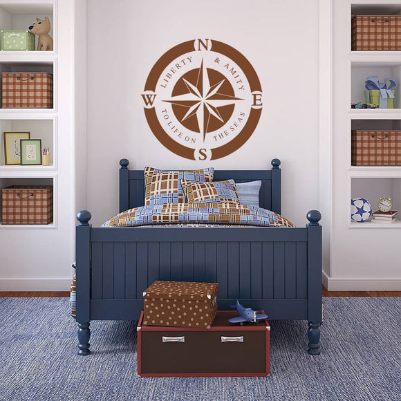 Liberty and amity to life on the seas | Wall decal - Adnil Creations