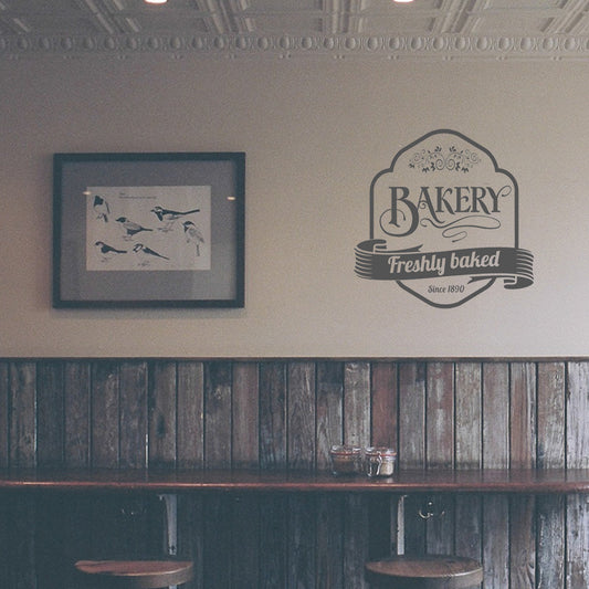 Bakery freshly baked | Wall quote - Adnil Creations