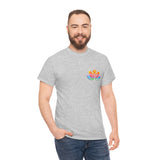 Watercolour Lotus Yoga Tee | Unisex Heavy Cotton Tee