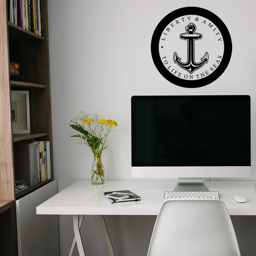 Liberty and amity to life on the seas | Wall decal - Adnil Creations