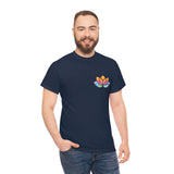 Watercolour Lotus Yoga Tee | Unisex Heavy Cotton Tee