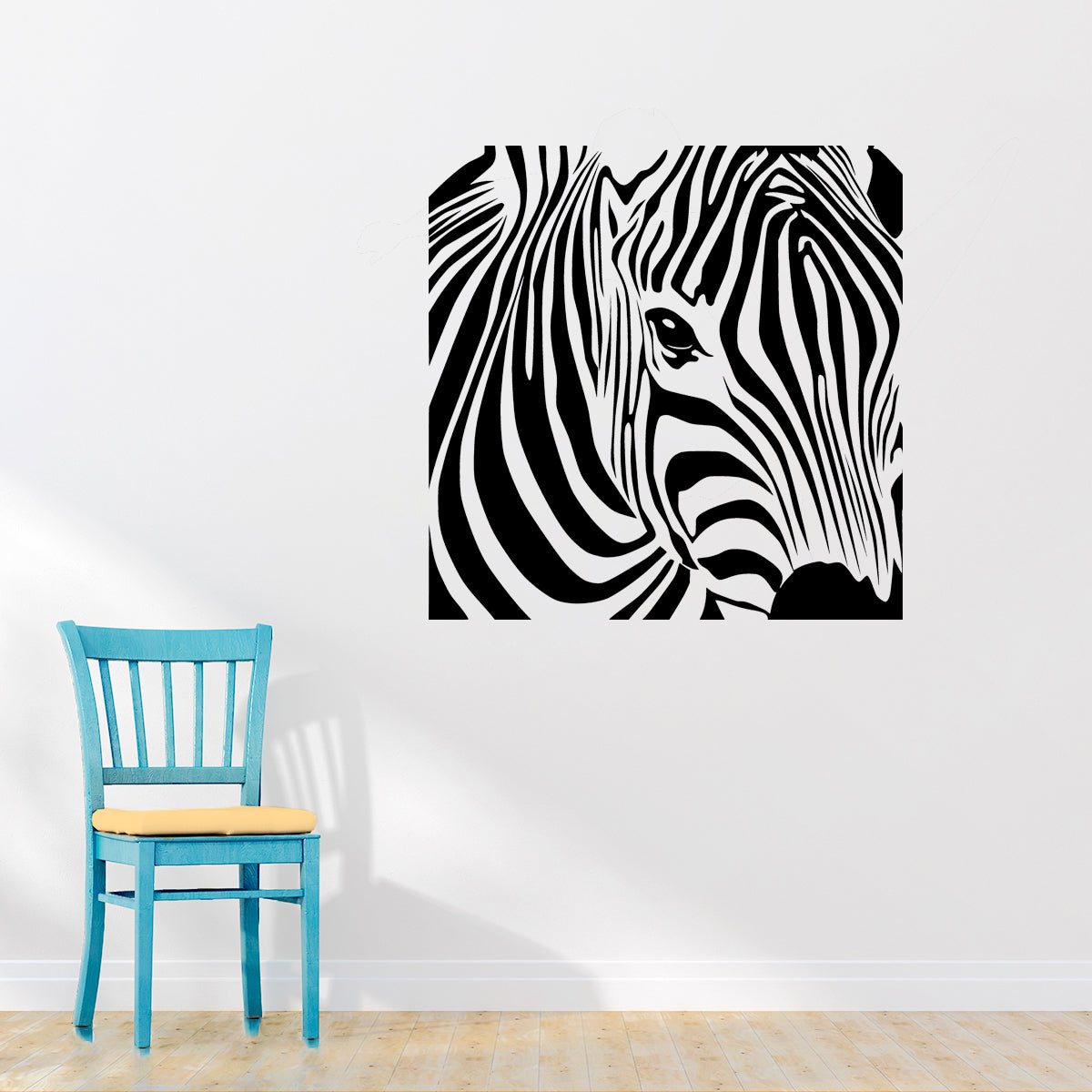 Zebra face | Wall decal - Adnil Creations