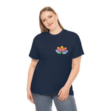 Watercolour Lotus Yoga Tee | Unisex Heavy Cotton Tee