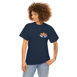 Watercolour Lotus Yoga Tee | Unisex Heavy Cotton Tee